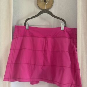 Lululemon Pace Rival Long skirt size 10. Sonic Pink. Like new.